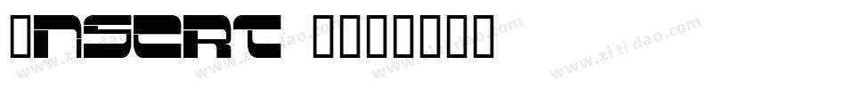 Insert 2字体转换